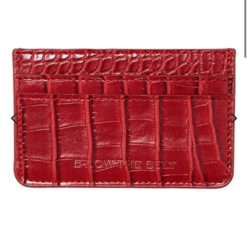 B-Low the belt - Croc Card Case